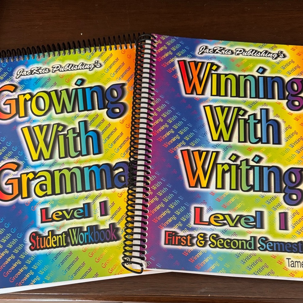 Growing With Grammar and Winning With Writing Workbooks‎